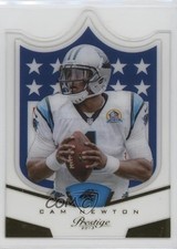 2013 Panini Prestige NFL Shield Acetate Die-Cuts Cam Newton #6 Shield 0p45