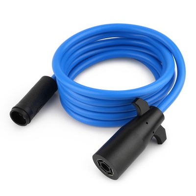 7-Way RV Plug to Round Socket Cable Cord For 14'-20' Gooseneck Bumper Pull
