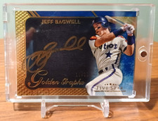 JEFF BAGWELL 2017 TOPPS FIVE STAR GOLDEN GRAPHS BLUE AUTO 18/20 AUTOGRAPH