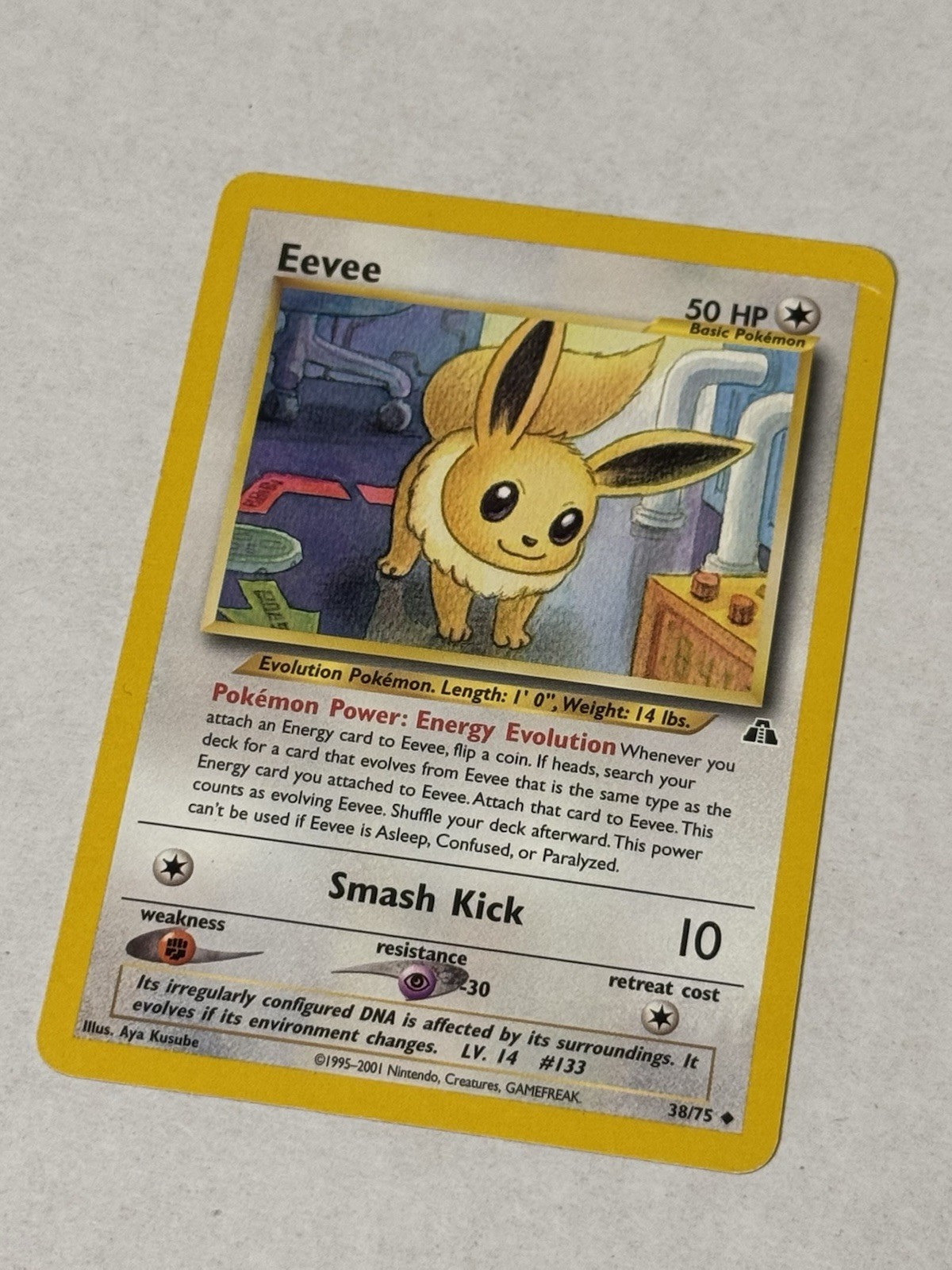 Eevee #38 - Neo Discovery Uncommon - 2000 Pokemon TCG