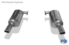  Edelstahl Duplex Sportauspuff Lexus GS 300 Bj.97-05 je 115x85mm oval