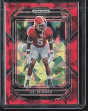 2023 Panini Prizm Draft Picks #176 Kelee Ringo Prizms Red Ice