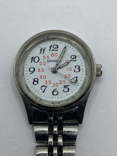 Vintage Sekonda Japan Movement Fob Watch 4587 BKV Untested For Repair 27.6mm - Picture 2 of 15