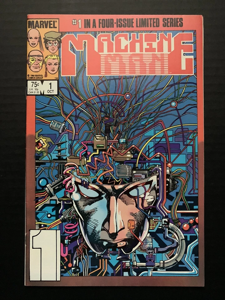 Machine Man #1-4 Complete Run (Marvel-1984) 1st Arno Stark - Windsor-Smith Art! - Image 2 of 4