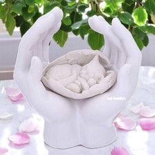 Forever Feline Angelic Cat Memorial Figurine Pet Grave Ornament Garden Home