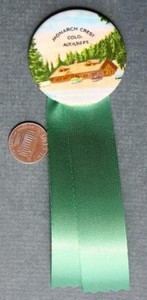 1940 50s Era Monarch Crest Salida Colorado Log Cabin Lodge Pin