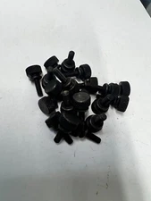 Knurled Thumb Screw Brass Black Oxide 6-32 Thread 13/32 length 20 Pcs  179sp46bl