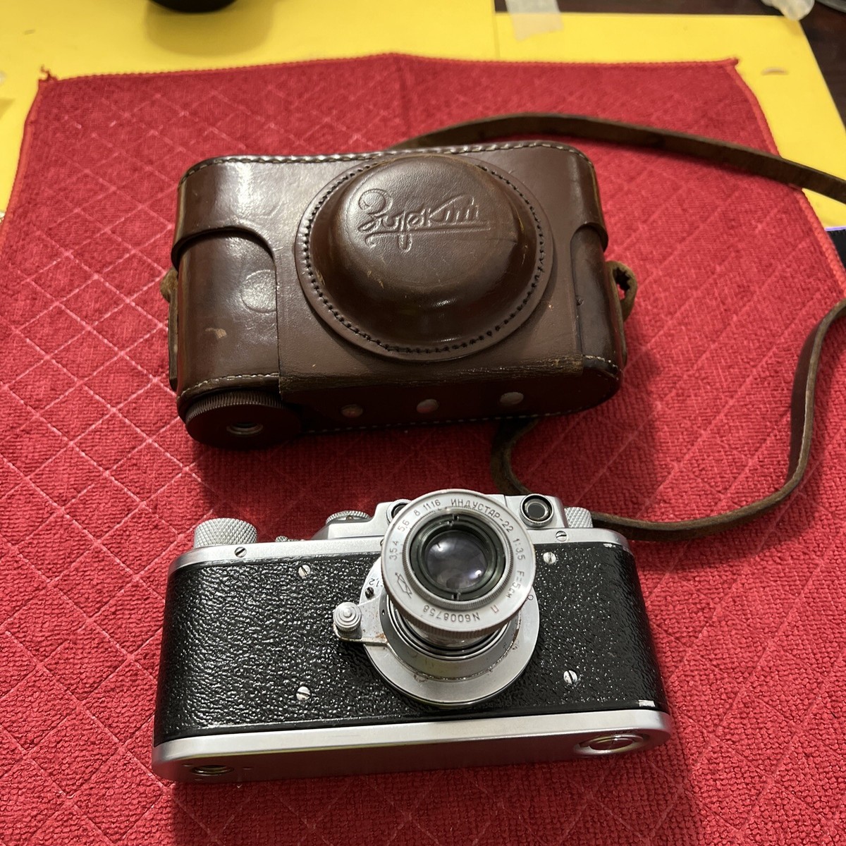 Zorki 1D KMZ Leica Copy 1953 Nice Shape w/50 f3. 5 Collapsible