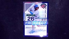 2024 Panini Prospect Edition #104 Jesus Baez Purple Signatures Holo #/125