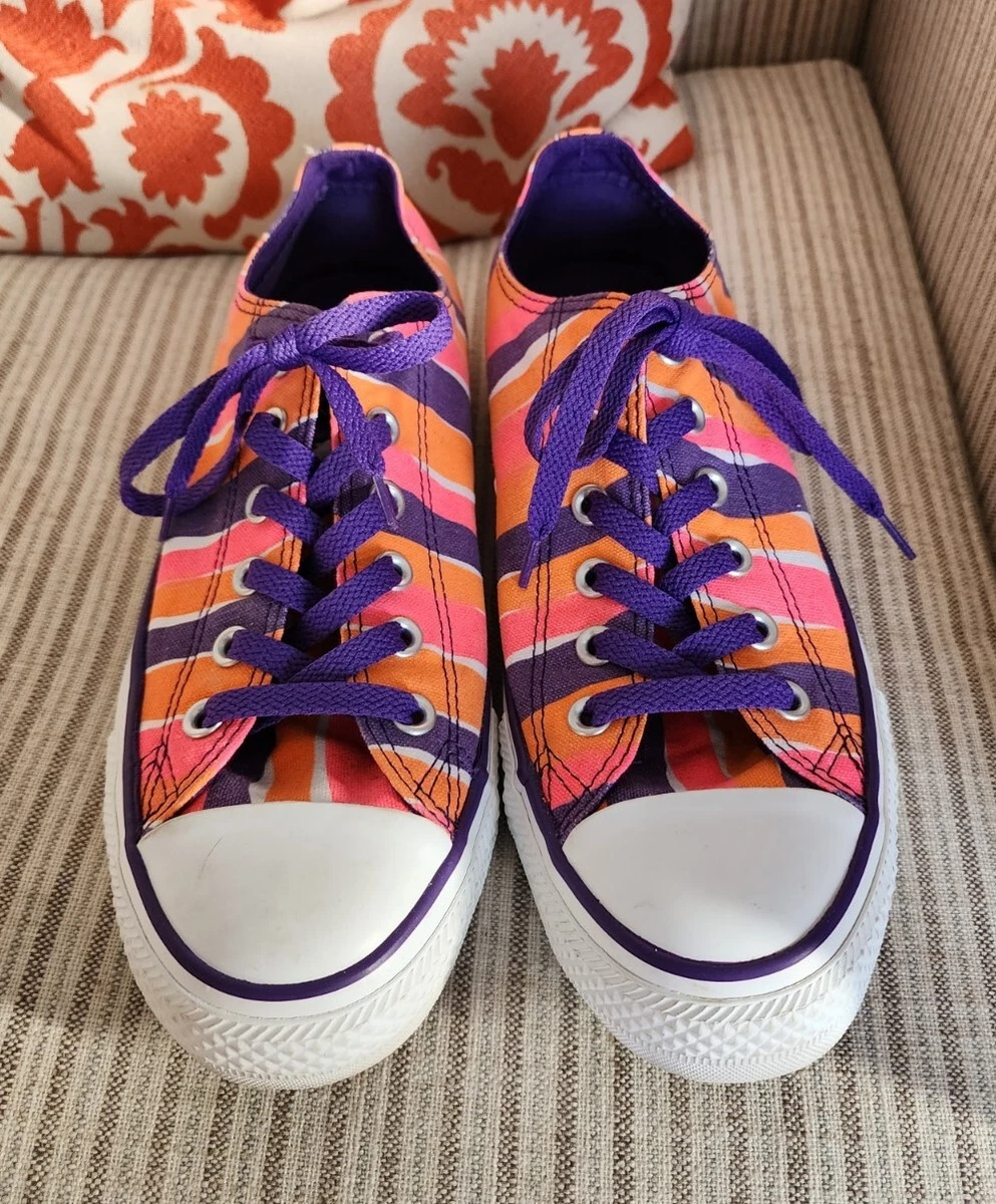 Converse Stripe Shoes Women s 9 Men s 7 eBay