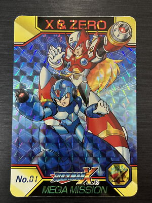 No.01 Zero Rockman X (Megaman) Mega Mission card prism rare