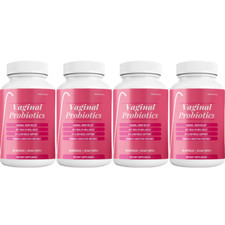 Vaginal Probiotics -Vaginal Odor Relief Supplement, Gut Health - 4 Bottles