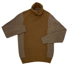  1,475 Loro Piana Brown Cashmere Turtleneck Sweater Size M, EU 50 Made in Italy