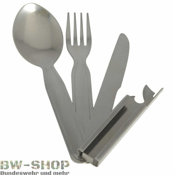 Army Essbesteck Neu 4-TEILIG Bw Us Camping Besteck Armee Outdoor Feldbesteck-image