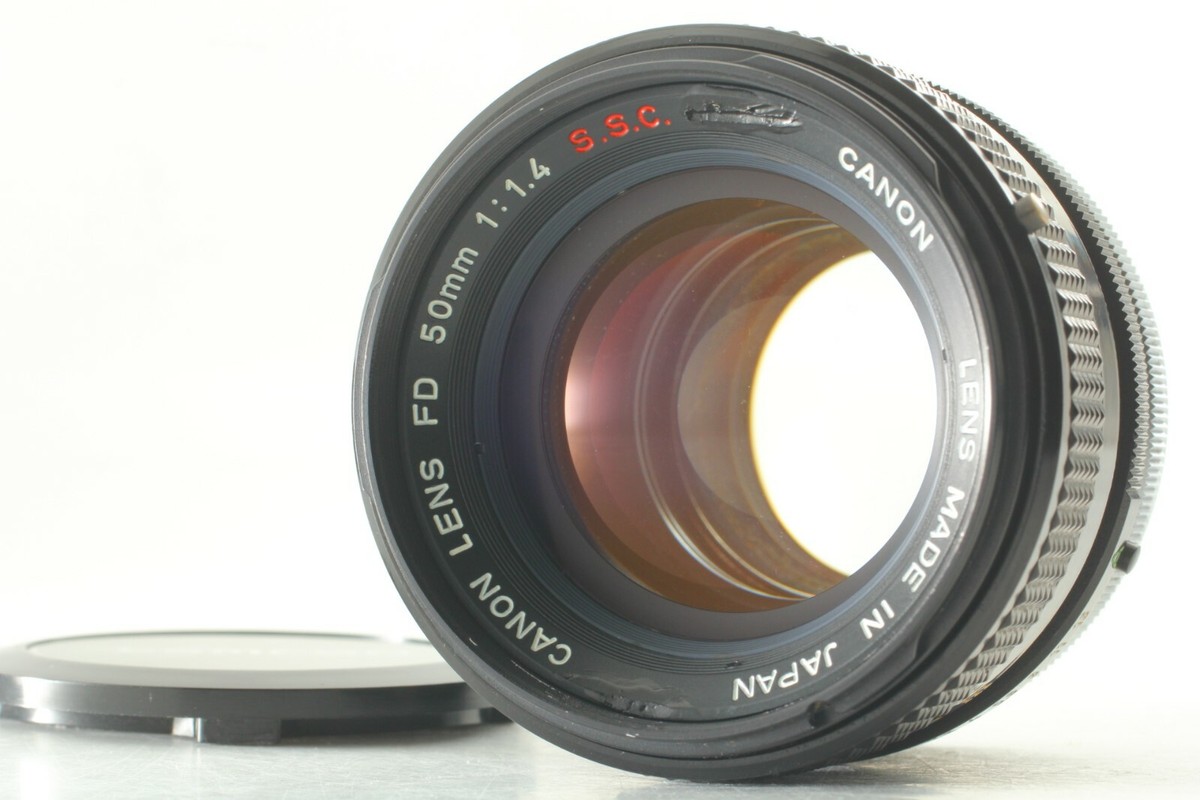 Exc+4] Canon FD 50mm f1.4 S.S.C. SSC SLR MF Film Camera Lens