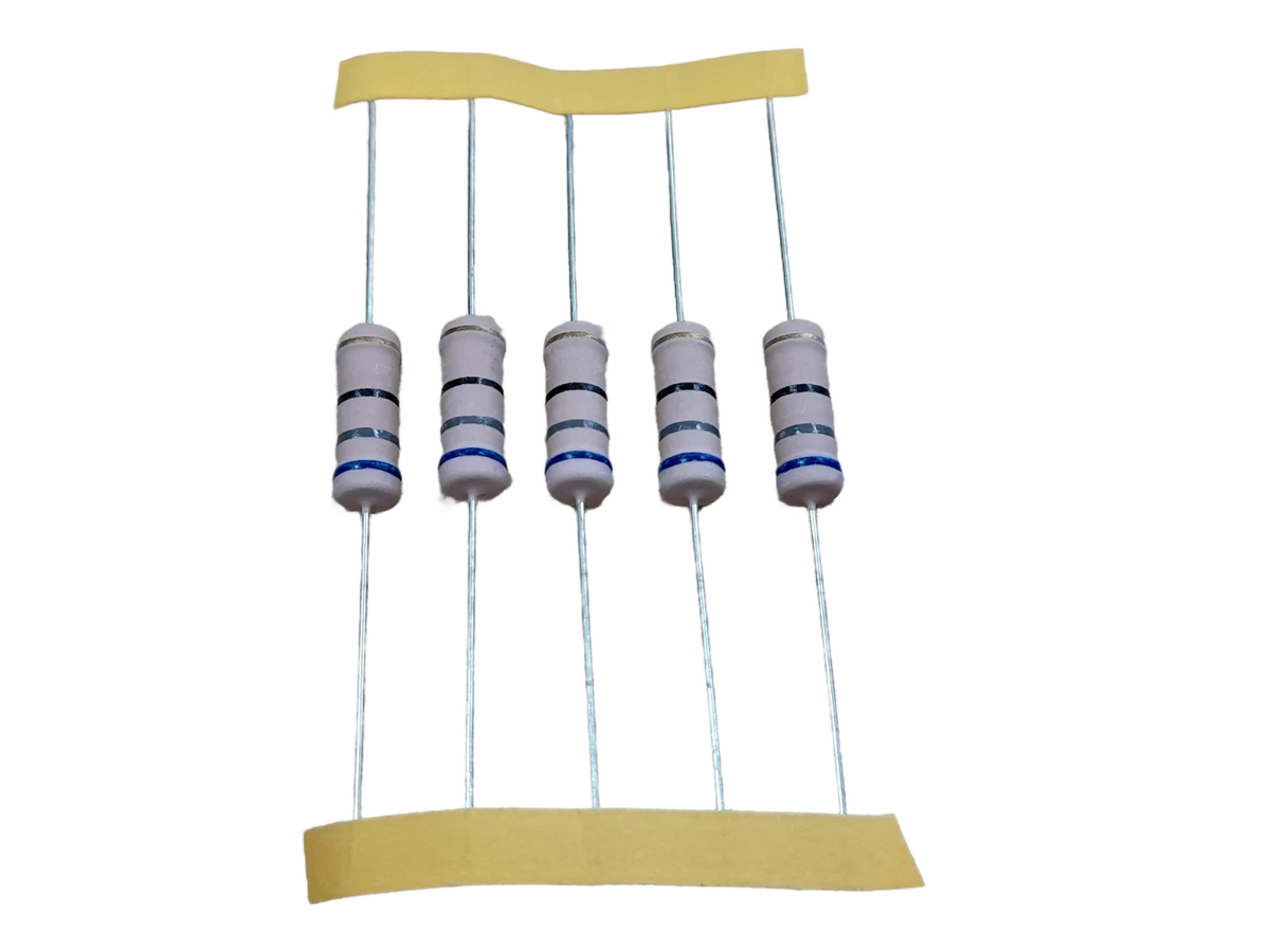 Endlessparts 4 Pack 15k Ohm 5W Metal Oxide Film Resistors – 5 Watt ±5% Tolerance (G78)