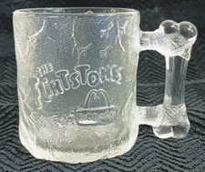 Vintage 1993 Flintstones RocDonalds Pre-Dawn McDonalds Mug.