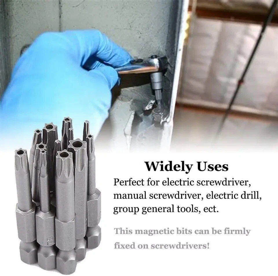 Security Torx Bit Set + Hex Key Allen Bit Set - For Power Drill & Impact Driver - Image 2 of 4