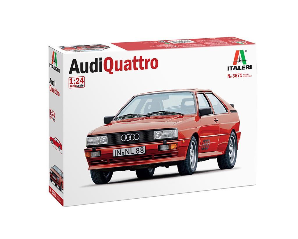 Italeri 3671 Audi Quattro 1:24 Scale Model Kit