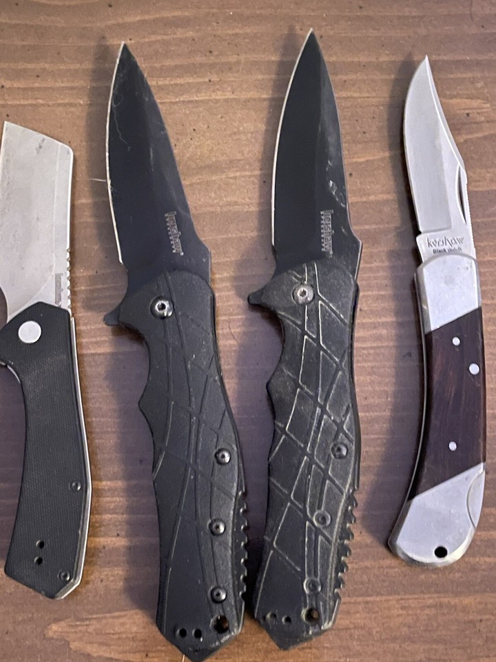 Kershaw Knife Lot Used Pocket Knives TSA eBay