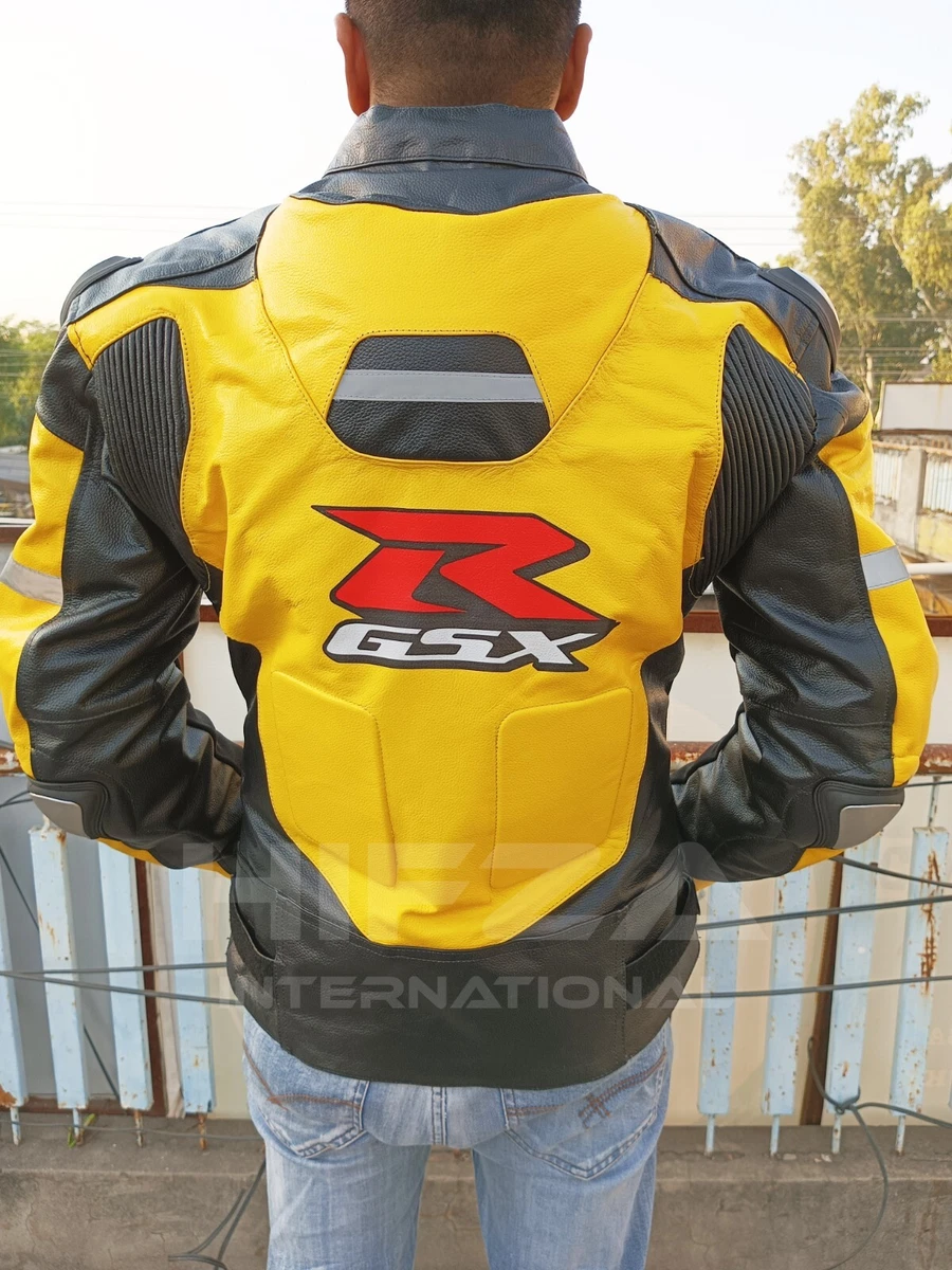Yellow suzuki motorcycle jackets clearance