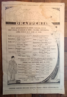 Draperien Und Baumwollstoffe - Milano 1924 Katalog Nr. 77