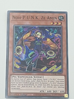Yu-Gi-Oh! Einzelkarte Noh-P.U.N.K. Ze Amin bespielt