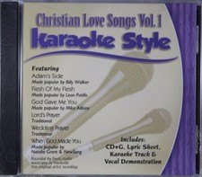 Christian Love Songs Volume 1 Christian Karaoke Style NEW CD G Daywind 6 Songs