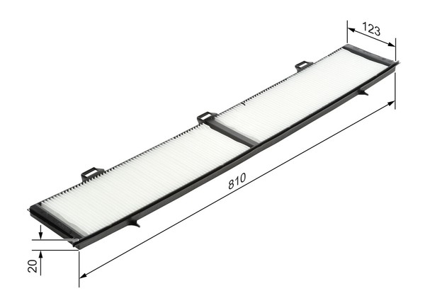 Bosch 1 987 432 124 Filter, Innenluft FüR Alpina, Bmw, BMW (Brilliance)-image