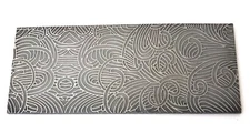 Pattern Texture Plate for Press or Rolling Mill 6 x 2.5 Inch, #96