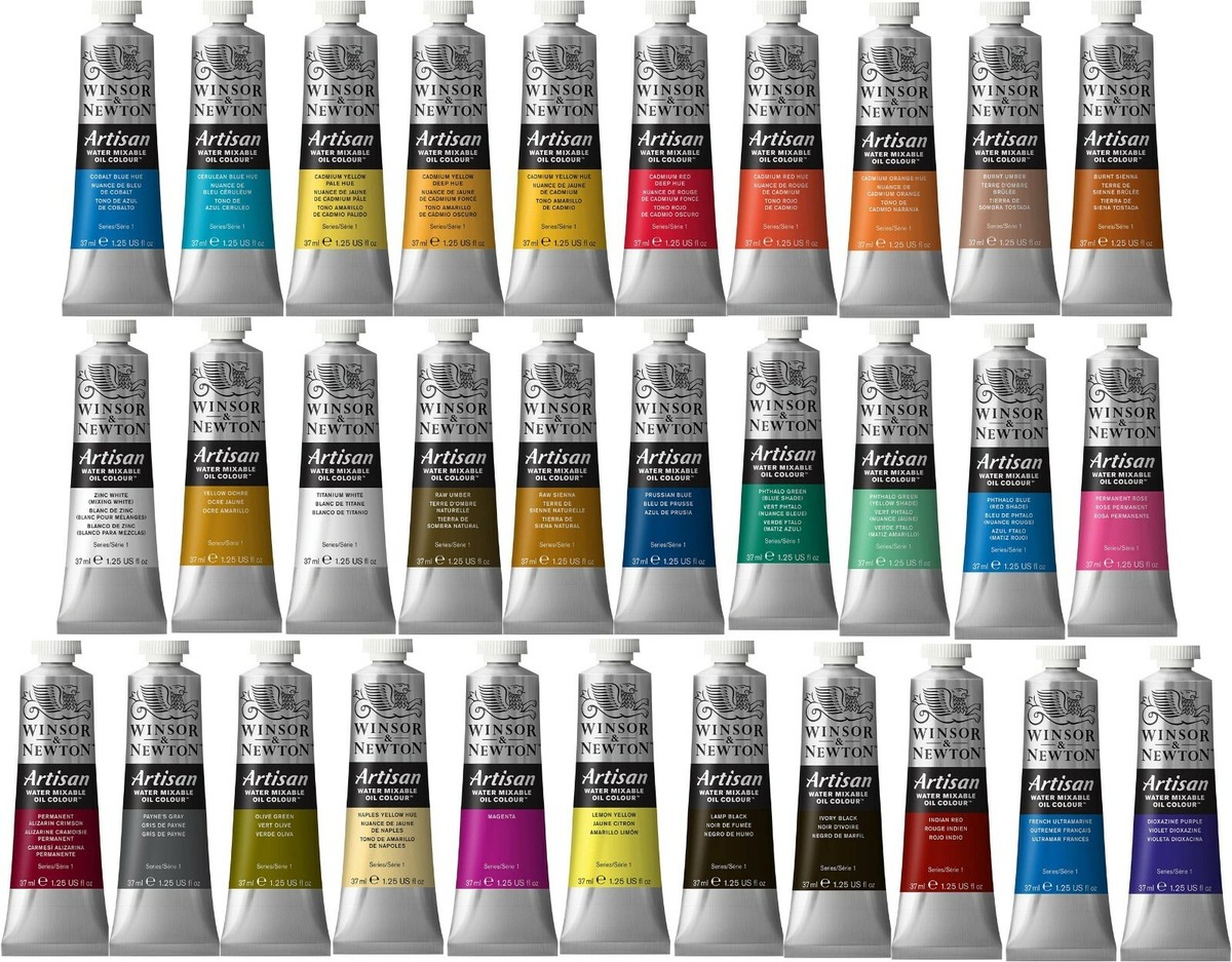 Winsor & Newton Artisan Water Mixable Oil Color Paint, Series 1