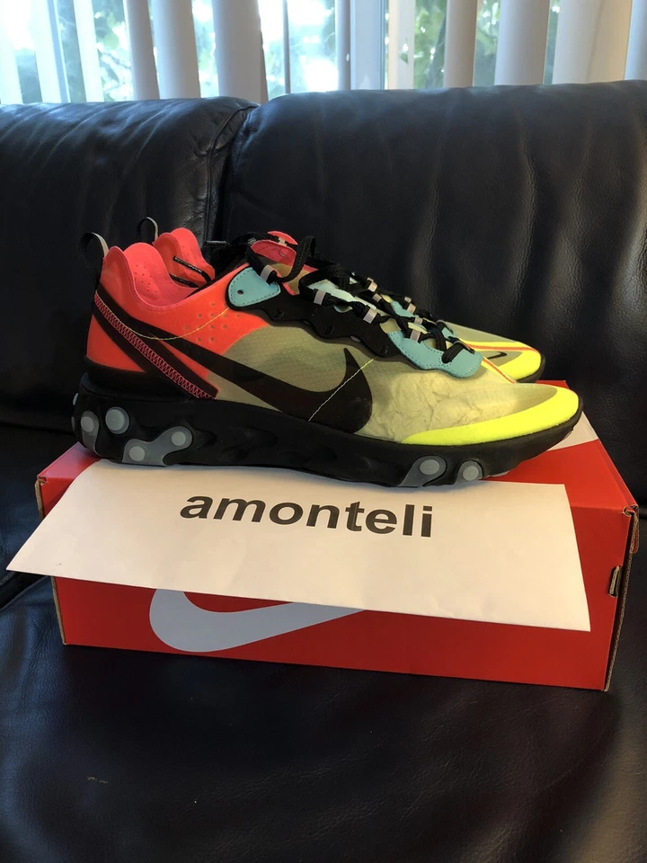 BRAND NEW NIKE REACT ELEMENT 87 - HYPER FUSION - SIZE 12 DEADSTOCK - Image 3 of 4