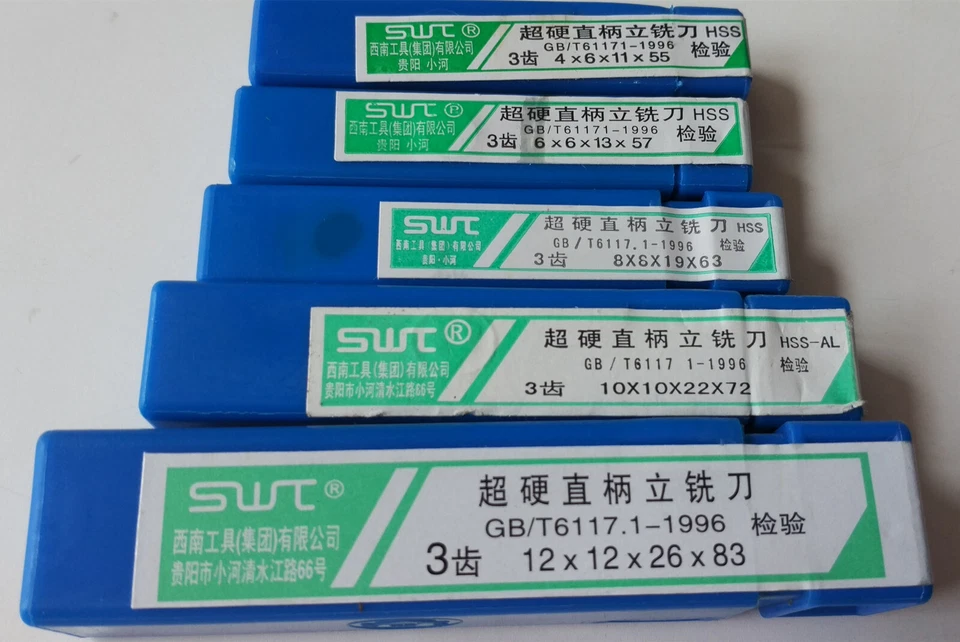 Free Shipping 2mm - 36mm 3 Flute HSS & Aluminium End Mill Cutter CNC Bit 2pc 5pc - Image 3 of 4