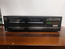 Vintage Sanyo RD W59 Dual Double Cassette Deck Recorder Player Both Decks Work