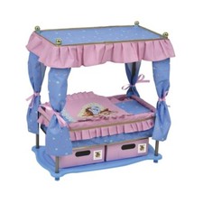 Puppenhimmelbett Hauck Bett Puppenbett Himmelbett D90421 bis 41 cm Puppe NEU/OVP