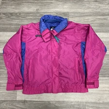 Vintage Columbia Bugaboo Jacket Womens M Pink Purple Ski Snow Gorpcore FullZip