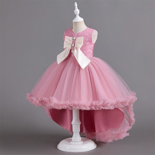 Evening Kids Girls Princess Long Dress Christmas Party Girls Gown Formal Prom - Picture 39 of 51