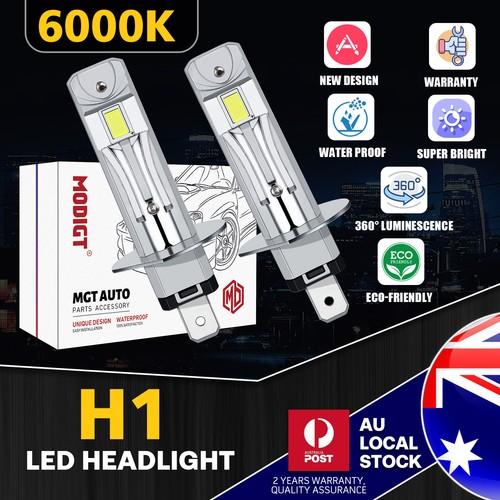 Coppia Lampadine LED H1 16000LM 6000K Per Auto – Plug And Play, Senza Ventola, Impermeabili, 500% Più Luminose