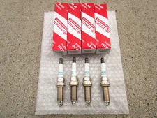FITS: 10 - 15 TOYOTA PRIUS HYBRID 1.8L 4CYL SPARK PLUG QTY 4 OEM BRAND NEW