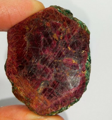 311 Crt 100% Natural Untreated  African Red Ruby Rough Loose Gemstone