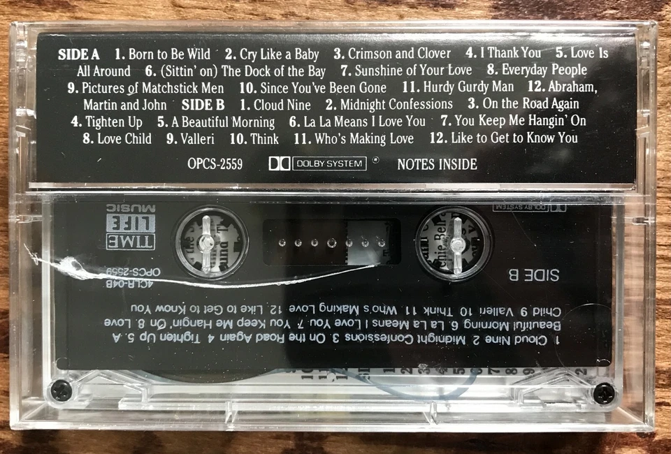 Classic Rock 1968 Time-Life Cassette New/Crack Case Box Tops Cream Dion Monkees - Image 3 of 3