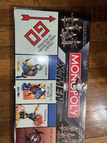 Monopoly X-Men Collector's Edition Board Game 2000 Hasbro Factory NEW Sealed - Picture 2 of 7