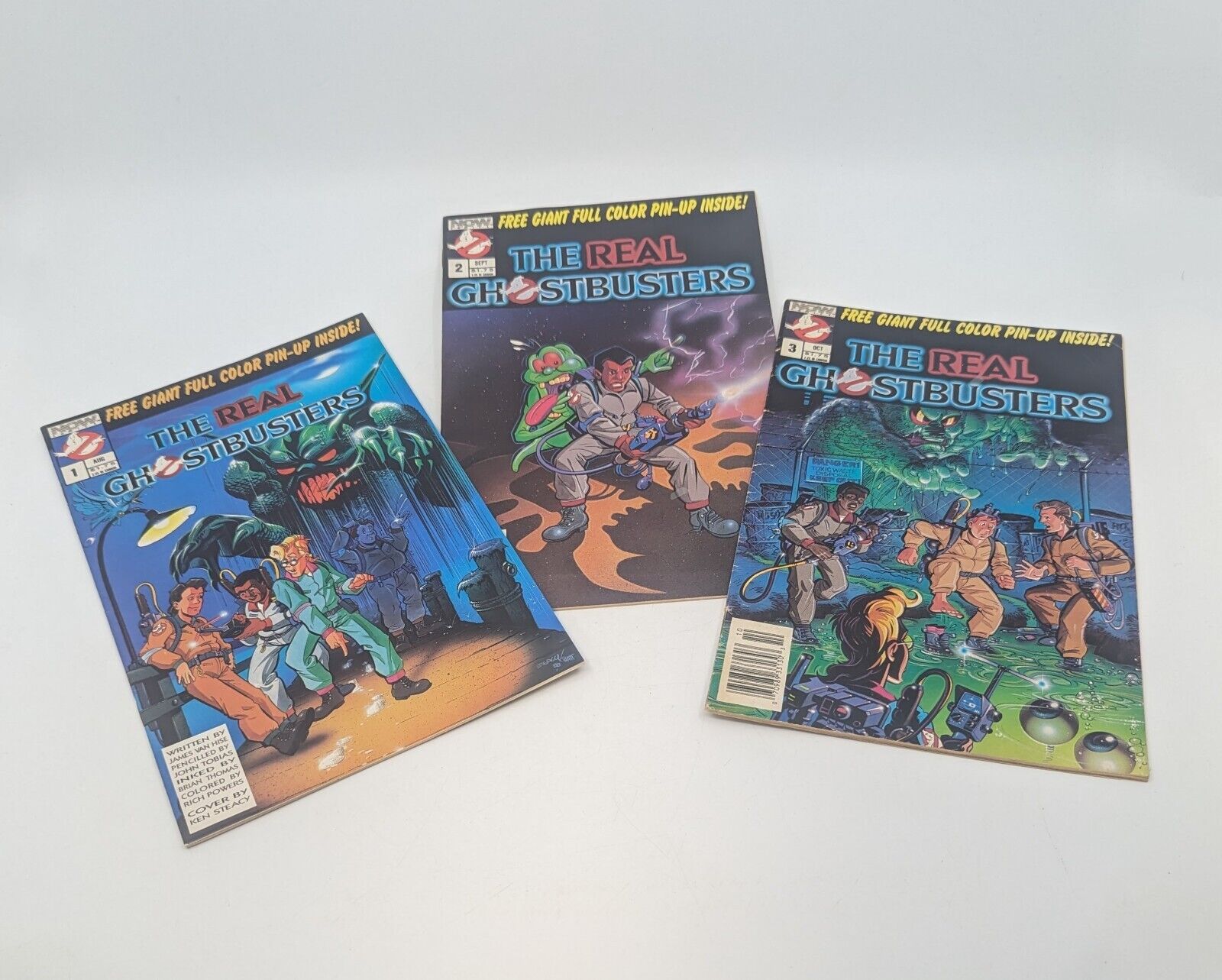 Now Comics The Real Ghostbusters Vol. 1 No. 1-3 (1988)
