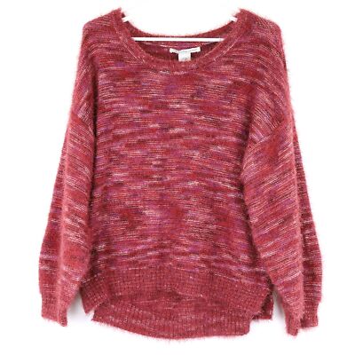 American Rag CIE Women's Long Sleeve Ballet Neck Sweater, Large, Zinfandel