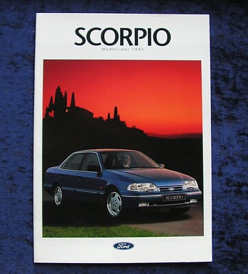 Ford Scorpio Turnier, Ghia, Giha 24V, GLX, GLX 24V Prospekt 12.1992  36 Seiten !