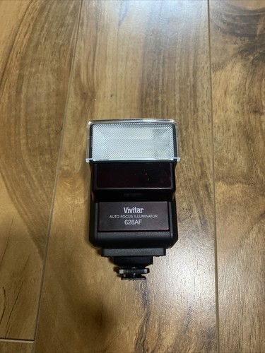 VINTAGE Auto Focusing FLASH Film Camera (VIVITAR 628AF) with minolta AUTO 128 - Picture 2 of 3