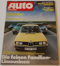 Auto Zeitung 2/1975 Ford Granada   BMW 525   ...