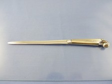 GEORGE II SIMPLE 1914 POIGNÉE PISTOLET OUVRE LETTRE PAR BIRKS STERLING 1957 "TGH"