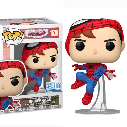 Funko Pop Spider-Man (Unmasked)- Spider-Man Friendly Neighborhood *PREORDER