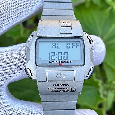 Vintage Seiko Honda F-1 Grand Prix Racing Team Digital Japan Vintage Seiko Honda F-1 Grand Prix Racing Team Digital Japan